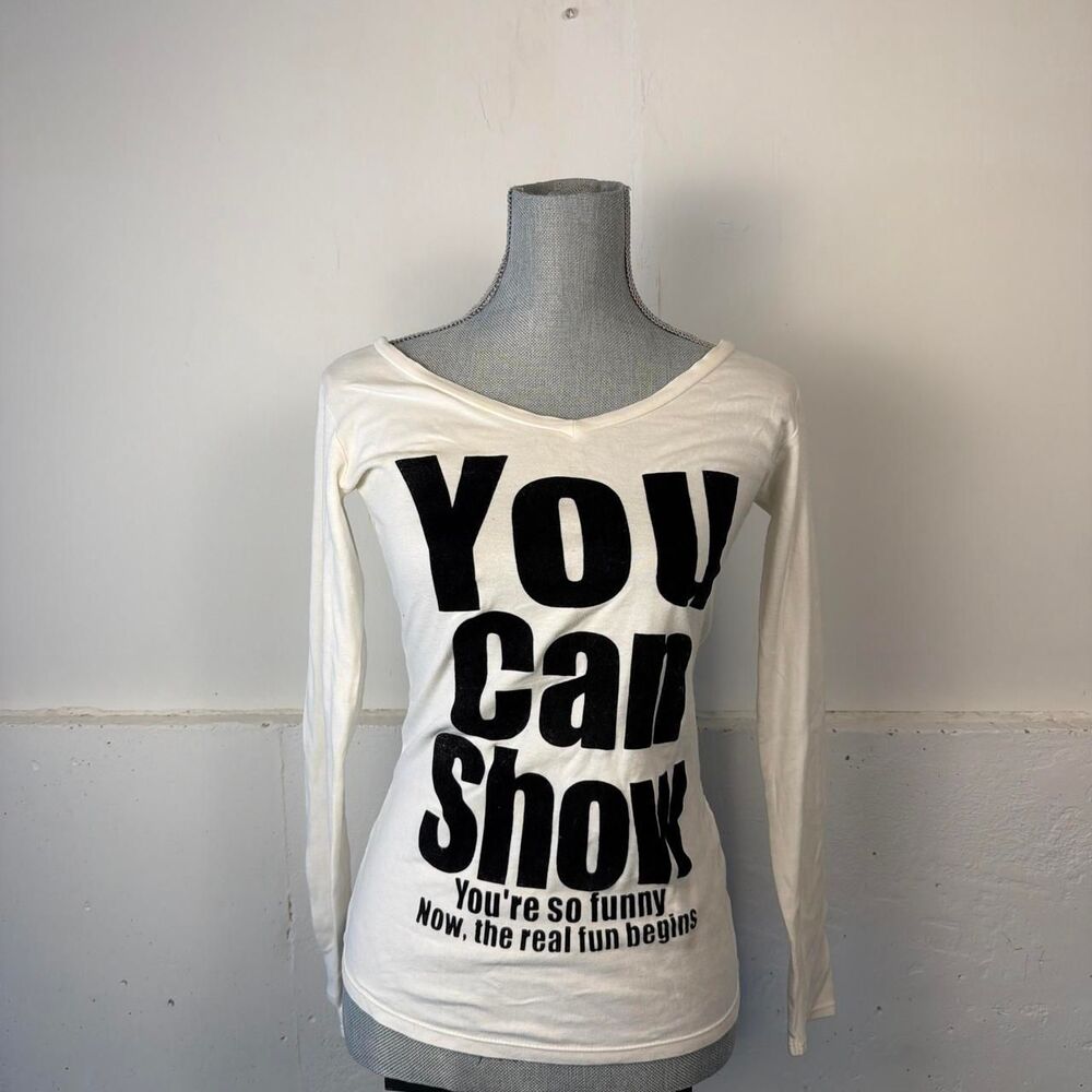 Japanese Fashion Big Word Long Sleeve with Gorgeous Back detail